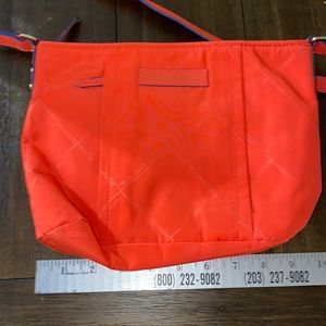Preppy Poly solid Crossbody Shoulder Bag Orange Blue VERA BRADLEY